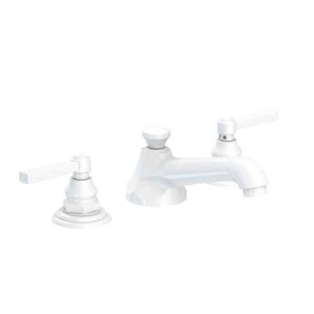 Newport Brass Widespread Lavatory Faucet in White 910/50